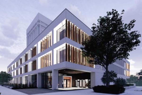 Rendering of White Hall Classroom Building renovation