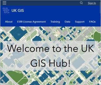 GIS Hub Screenshot