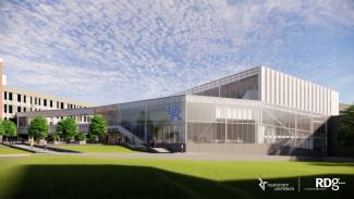 Rendering of Johnson Center expansion