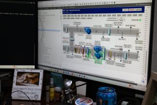 Graphic user interface showcasing controls