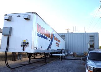 Photo of a full size trailer