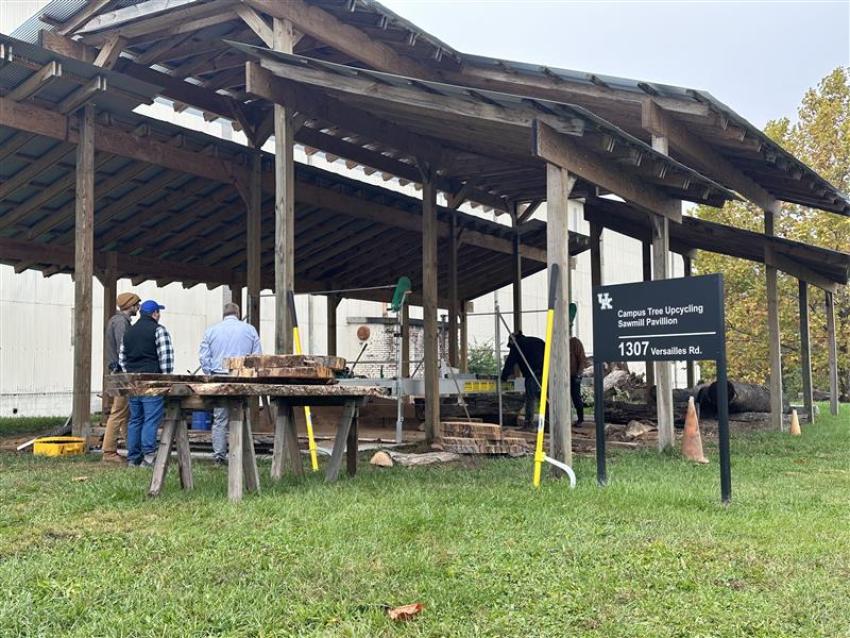 Campus Woods mill set up