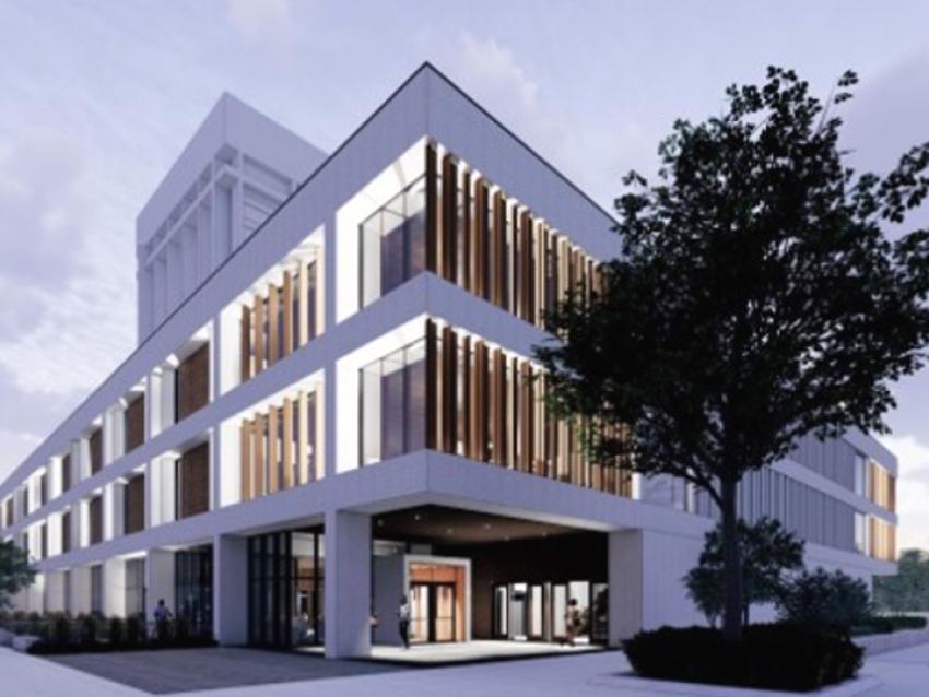 Rendering of White Hall Classroom Building renovation